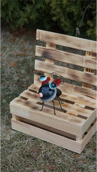 Изображение товара Фигурка для сада Klesto Божья коровка глазастик Z26967A