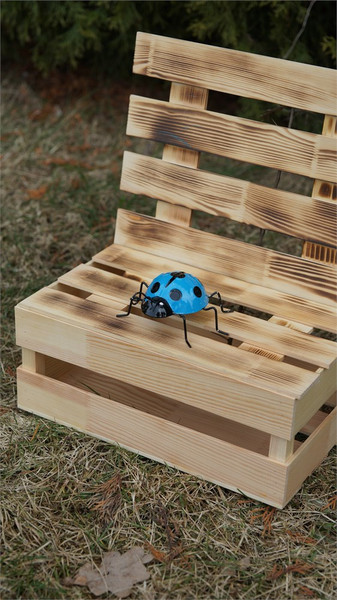 Изображение товара Фигурка для сада Klesto Божья коровка Z26961C (голубой)