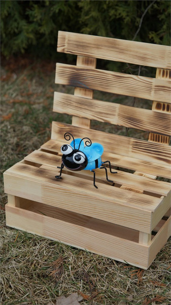 Изображение товара Фигурка для сада Klesto Букашка Z26965C (голубой)