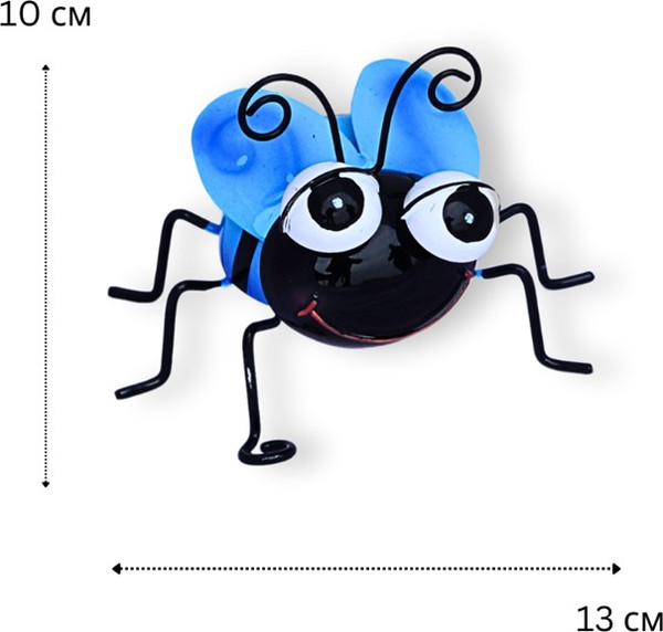 Изображение товара Фигурка для сада Klesto Букашка Z26965C (голубой)