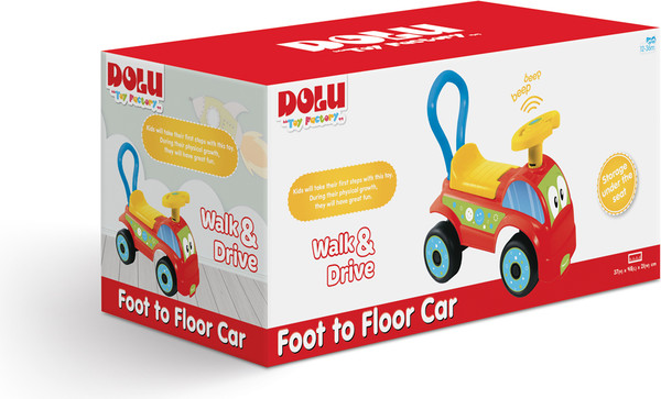 Изображение товара Каталка детская Dolu Foot to Floor / 2620 (красный)