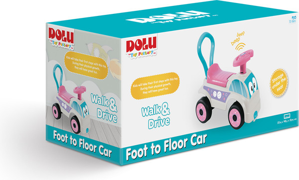 Изображение товара Каталка детская Dolu Foot to Floor / 2621 (розовый)