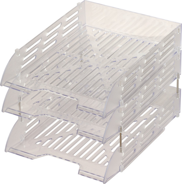 Изображение товара Набор лотков для бумаг Эсир 24с304 (3шт, прозрачный)