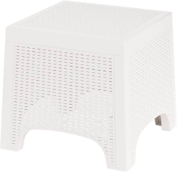 Изображение товара Кофейный столик садовый Альтернатива Ротанг Лайт М8910 (белый)