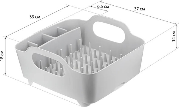 Изображение товара Сушилка для посуды Idea Изли М1177 (смоки)