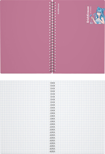 Изображение товара Тетрадь Erich Krause Manga / 59522 (80л, розовый)