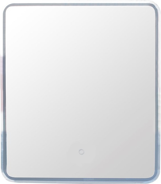 Изображение товара Шкаф с зеркалом для ванной Symbolite Каре 50x80 левое (с подсветкой, сенсор на зеркале)