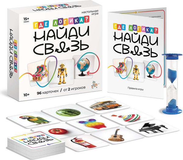 Изображение товара Настольная игра Десятое королевство Где логика? Найди связь 10+ / 05772