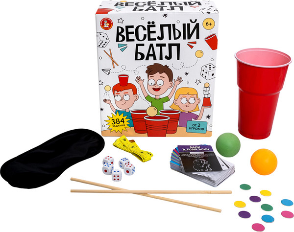 Изображение товара Настольная игра Десятое королевство Веселый баттл / 05744