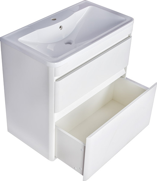 Изображение товара Тумба под умывальник Symbolite Атлантика 80 Люкс Plus (белый)