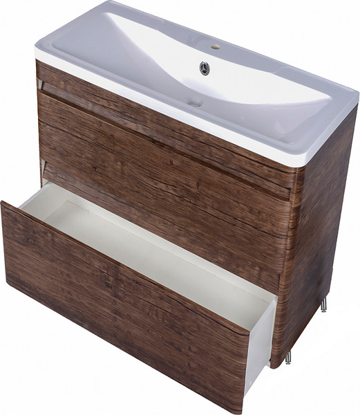 Изображение товара Тумба под умывальник Symbolite Атлантика 90 Люкс Plus (старое дерево)