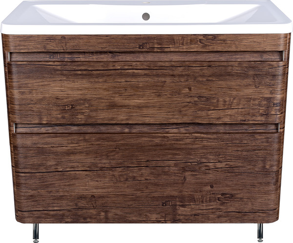 Изображение товара Тумба под умывальник Symbolite Атлантика 100 Люкс Plus (старое дерево)