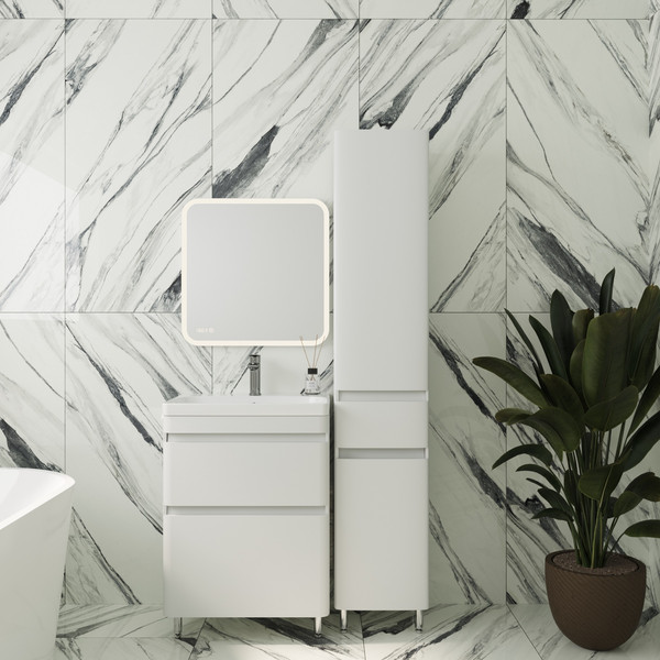 Изображение товара Тумба под умывальник Symbolite Атлантика 60 Люкс Plus (белый)