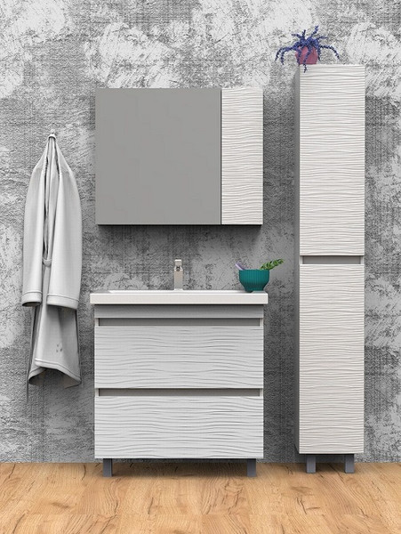 Изображение товара Шкаф с зеркалом для ванной АВН Тоскана 60 / 94.07