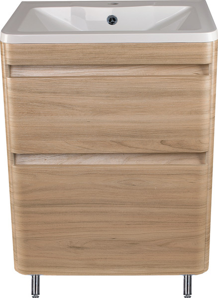 Изображение товара Тумба под умывальник Symbolite Атлантика 60 Люкс Plus (ясень перламутр)