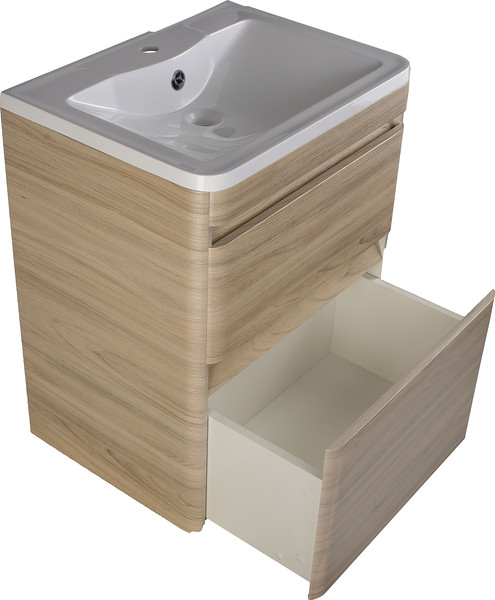 Изображение товара Тумба под умывальник Symbolite Атлантика 60 Люкс Plus (ясень перламутр)