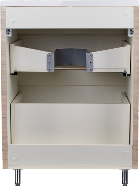 Изображение товара Тумба под умывальник Symbolite Атлантика 60 Люкс Plus (ясень перламутр)