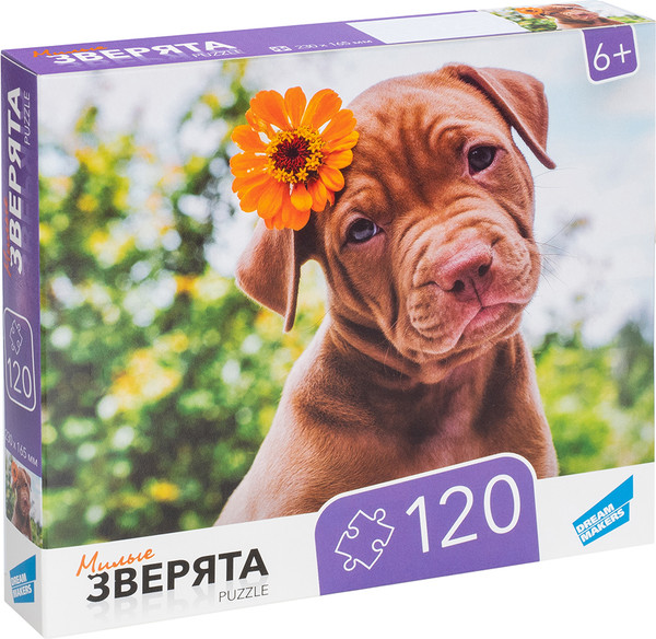 Изображение товара Пазл Dream Makers Зверята / RI1203C (120эл)