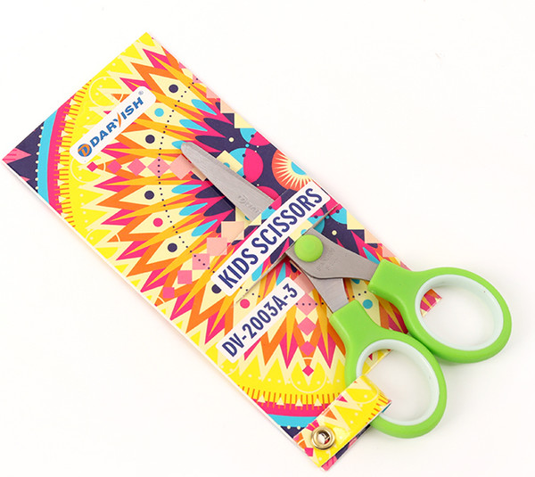 Изображение товара Ножницы канцелярские Darvish DV-2003A-3 (салатовый, 13см)