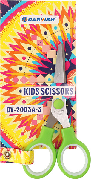 Изображение товара Ножницы канцелярские Darvish DV-2003A-3 (салатовый, 13см)