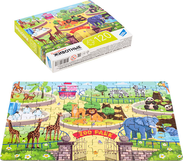 Изображение товара Пазл Dream Makers Животные / RI1209С (120эл)