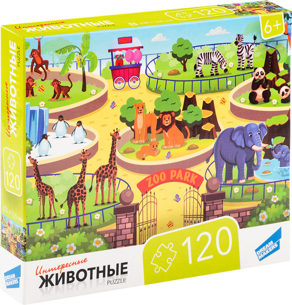 Изображение товара Пазл Dream Makers Животные / RI1209С (120эл)