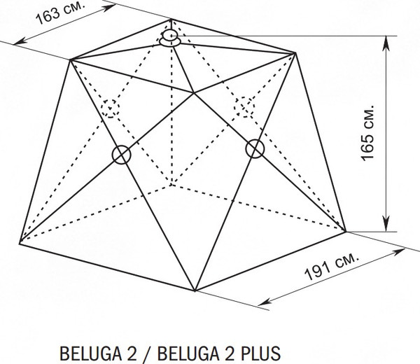 Изображение товара Палатка Canadian Camper Beluga 2 Plus