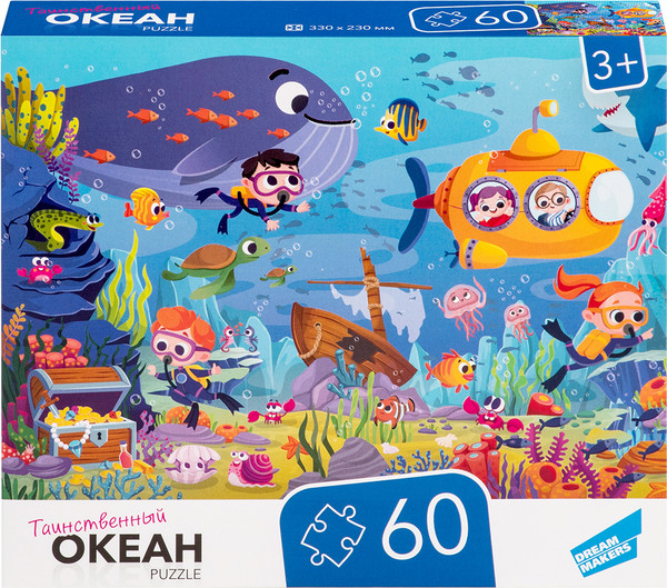 Изображение товара Пазл Dream Makers Океан / RI6005C (60эл)