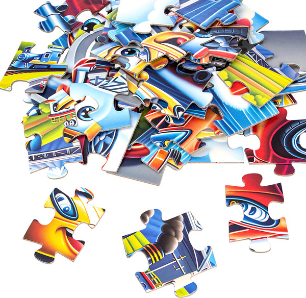 Изображение товара Пазл Dream Makers Машинки / RI6006C (60эл)