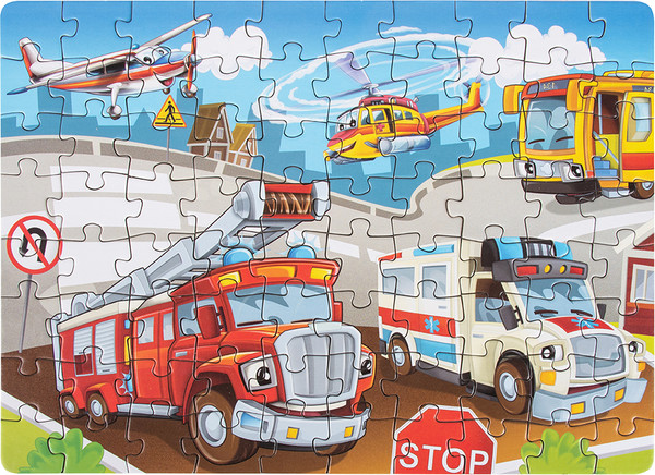 Изображение товара Пазл Dream Makers Машинки / RI8003C (80эл)