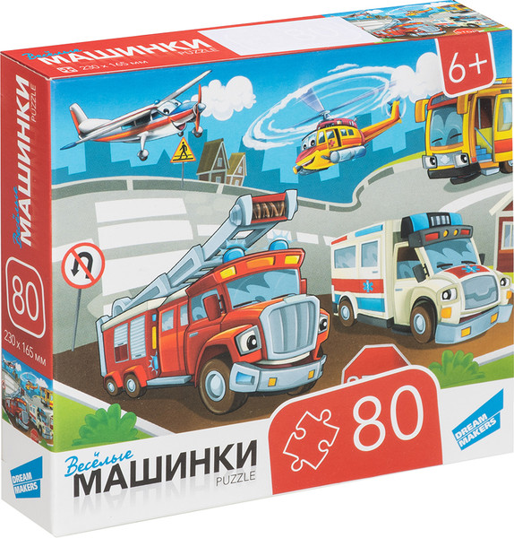 Изображение товара Пазл Dream Makers Машинки / RI8003C (80эл)