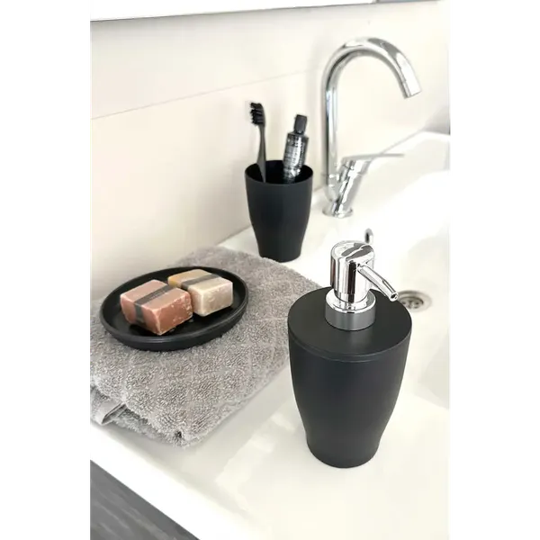 Изображение товара Набор аксессуаров для ванной Primanova Pure M-SAS15-06 (черный)