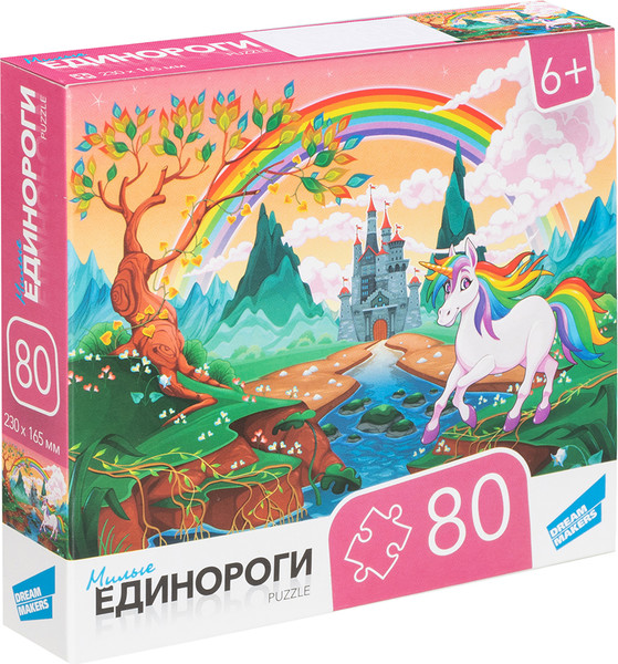 Изображение товара Пазл Dream Makers Единороги / RI8005C (80эл)