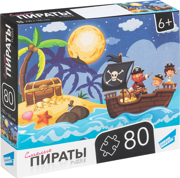 Изображение товара Пазл Dream Makers Пираты / RI8008C (80эл)