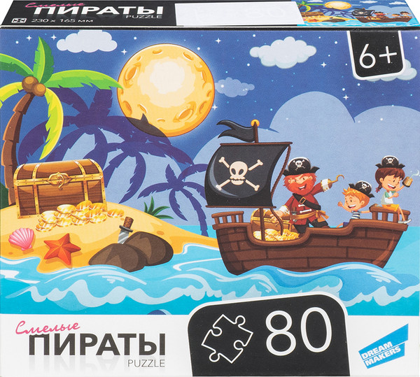 Изображение товара Пазл Dream Makers Пираты / RI8008C (80эл)