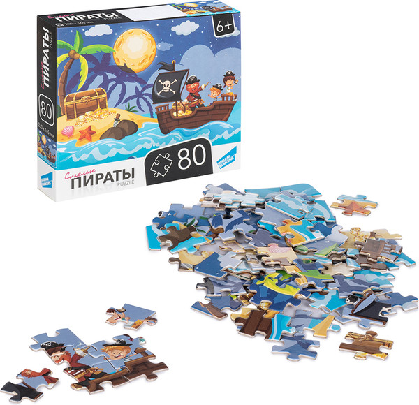 Изображение товара Пазл Dream Makers Пираты / RI8008C (80эл)