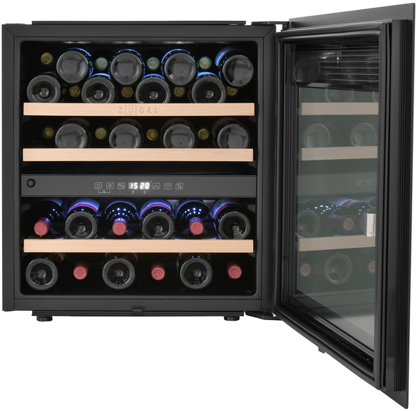 Изображение товара Встраиваемый винный шкаф Zugel ZCWI360DB