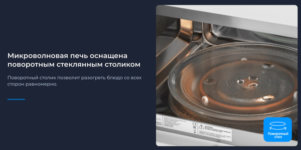 Изображение товара Микроволновая печь Zugel ZMO251W