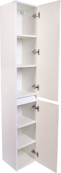 Изображение товара Шкаф-пенал для ванной Symbolite Даллас Люкс Plus без корзины (эмаль, белый)