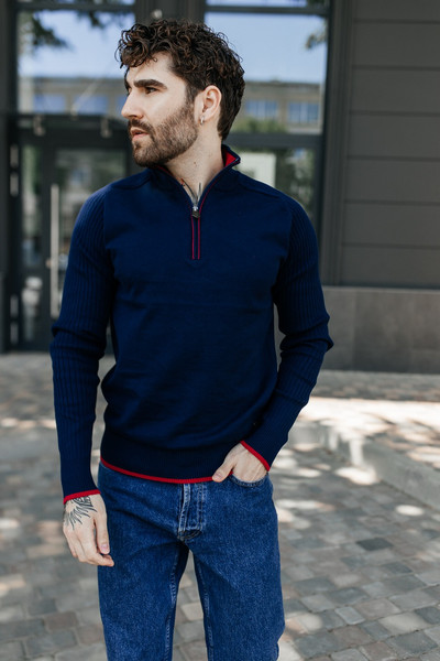 Изображение товара Джемпер Isee SG100026 (р.48, темно-синий)