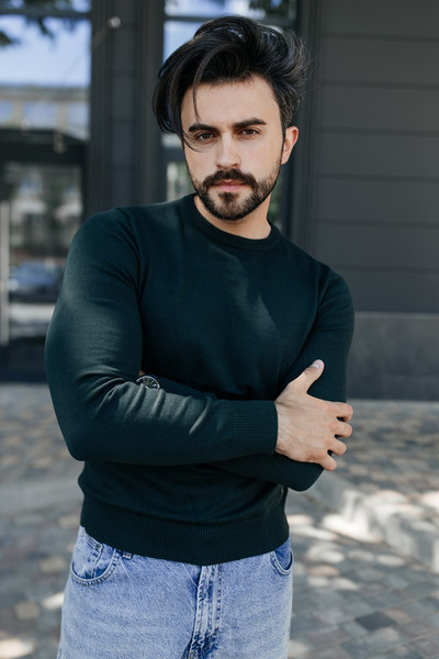 Изображение товара Джемпер Isee SG100066J (р.54, изумрудный)