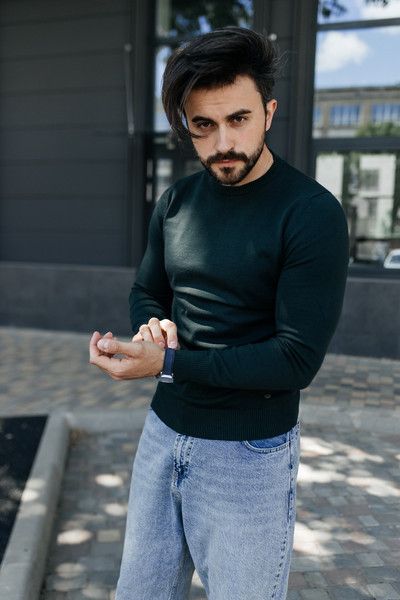 Изображение товара Джемпер Isee SG100066J (р.54, изумрудный)