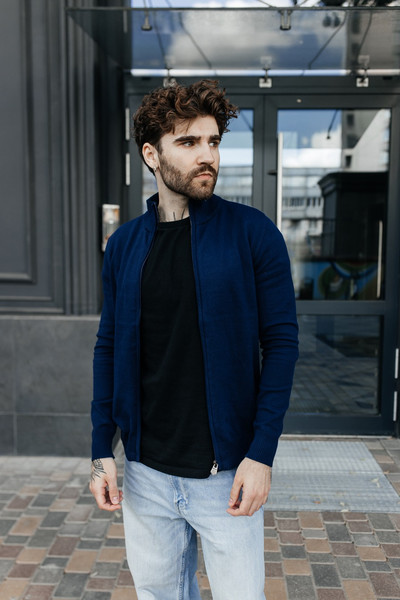 Изображение товара Джемпер Isee SG100036 (р.52, темно-синий)