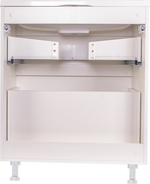 Изображение товара Тумба под умывальник Symbolite Бергамо мини 70 Люкс Plus 2 ящика (белый)