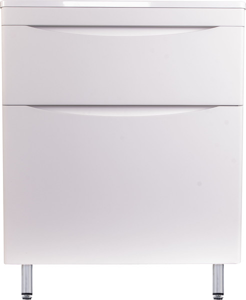Изображение товара Тумба под умывальник Symbolite Бергамо мини 70 Люкс Plus 2 ящика (белый)