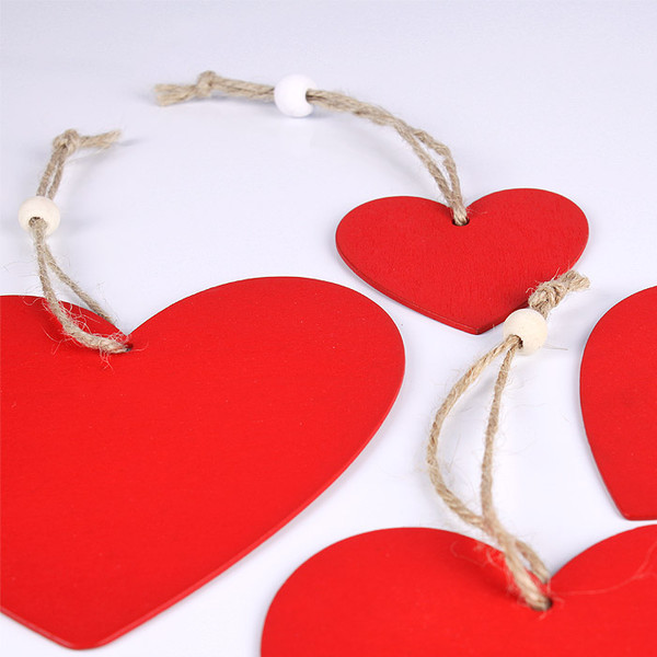 Изображение товара Набор новогодних подвесок Darvish Сердце / DV-H-1344 (4шт)
