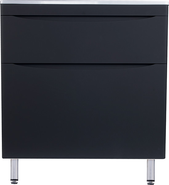 Изображение товара Тумба под умывальник Symbolite Бергамо мини 90 Люкс Plus 2 ящика (черный)