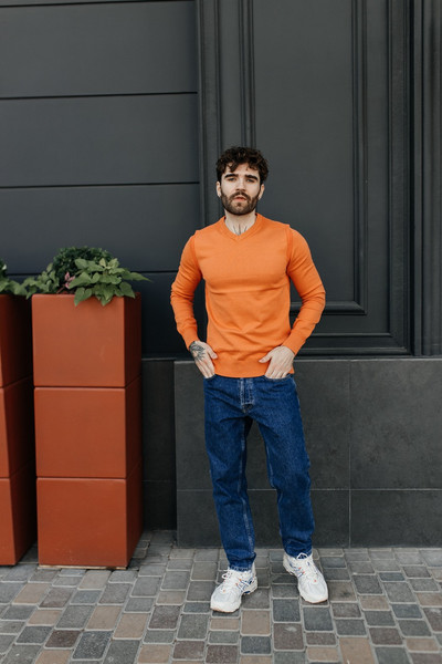 Изображение товара Джемпер Isee SG100030 (р.50, оранжевый)