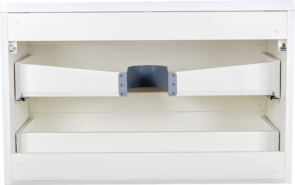 Изображение товара Тумба под умывальник Symbolite Атлантика 100 Люкс Plus (подвесная, белый)