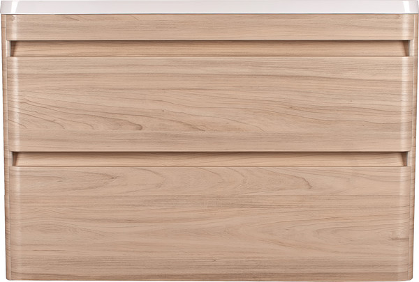 Изображение товара Тумба под умывальник Symbolite Атлантика 100 Люкс Plus (подвесная, ясень перламутр)